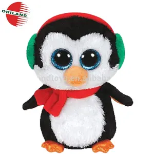 कस्टम डिजाइन गायन आलीशान पेंगुइन भरवां आलीशान खिलौना गुड़िया