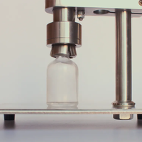 Machine manuelle de capsulage de bouteilles GL Desktop Capsuleuse Presse à sertir pour sceller les flacons en verre