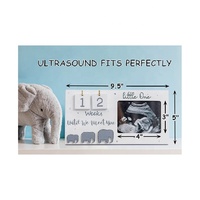 Meilleure vente Compte à rebours en bois semaines Cadre photo à ultrasons pour information sur la naissance