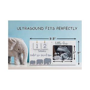 Bestseller Houten Countdown Weken Echografie Fotolijst Voor Geboorte Informatie - Product Image 2