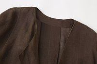 Setelan 2 Potong Baju Kimono Kasual Musim Panas Berbahan Linen, Atasan Longgar Berenda dan Celana Kaki Lebar untuk Wanita, Pakaian Santai yang Bernapas