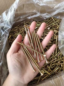 C1022A Zinc Plated Phillips Drive Chipboard <b>Screws</b> <b>Flat</b> Head Carbon Steel Wood Fasteners Furniture Manufacturing Metric - Product Image 3