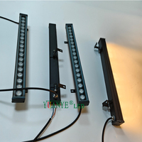 Contrôleur SPI IP67 50cm 18 ICs/m ou contrôleur DMX512 Points de pixel corps noir fini barre de lave-glace Led YY-XQ4033 de lumière