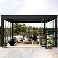 Nouvelle Arrivée ANCSEM : Structure de Pergola Motorisée Autoportante Moderne à Lames Orientables pour Usage Commercial