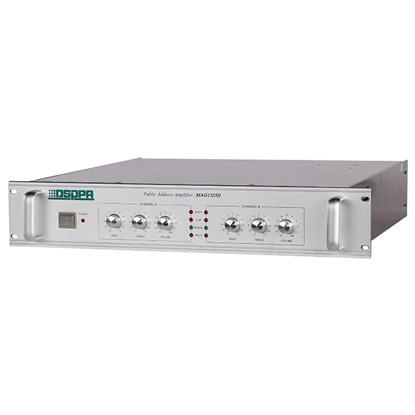 2 X 350w PA System Rack Mount Type 2U Dual Channel Audio Power Amplifier