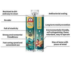 Linh hoạt lớp phủ epoxy gạch vữa 2 phần Sealant đôi thành phần đầy màu sắc gạch ceramic Sealant - Product Image 5