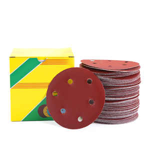 Discos de lijado de gancho y bucle de 125mm o <span class=keywords><strong>2</strong></span> pulgadas, grano 400 para pulido abrasivo de madera - Product Image 3