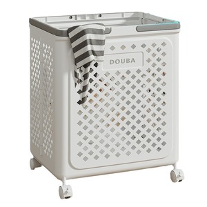 <span class=keywords><strong>Panier</strong></span> à linge sale pliable en polypropylène avec roulettes pour rangement de salle de bain usage domestique Modèle 3061 - Product Image 5