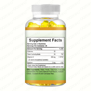 Suplemento OEM 1000 Gomitas de vitamina E para blanquear la piel Gomitas con infusión de colágeno para adultos - Product Image 2