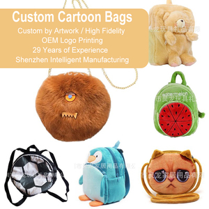 Custom Cartoon Coin Purse Animal Zipper Pouch Plush Kitten Storage Bag Change Purse Fluffy Sheep Rabbit Coin Card Holder - Product Image 6