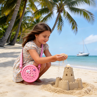 CHINFAI Sacs à bandoulière et pochettes en silicone tendance 2026 avec fermeture éclair pour enfants, sacs de plage en caoutchouc mignons pour filles, sacs à main Jibbitz