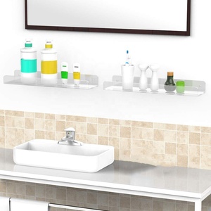 Estante <span class=keywords><strong>de</strong></span> Baño <span class=keywords><strong>de</strong></span> Acrílico Transparente <span class=keywords><strong>de</strong></span> 16.5 Pulgadas, <span class=keywords><strong>Estantes</strong></span> <span class=keywords><strong>de</strong></span> Baño <span class=keywords><strong>para</strong></span> Montar en la Pared, Organizador <span class=keywords><strong>de</strong></span> <span class=keywords><strong>Ducha</strong></span> - Product Image 4