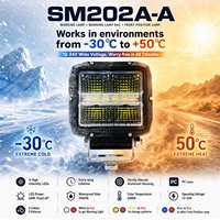 Luz de Trabajo SM202A-A de 60W para 4x4, Luz de Alta Resistencia para Camiones, Luz de Trabajo de Alta Luminosidad para Minería, 2 Años de Garantía