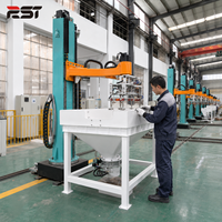 Robot de déchargement de sacs cantilever avec moteur et commande PLC pour matériaux en poudre/granulés, machine de découpe de sacs entièrement automatique