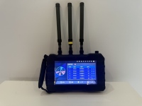 Système de détection de drones/UAV/FPV professionnel 400 MHz avec étiquette personnalisée pour la protection de la sécurité publique, détecteur de signal de drone FPV portable