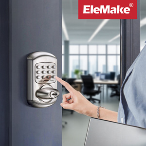 Twelve Key Keypad Deadbolt Keyless Entry <strong>Door</strong> Lock Wiring Free 8000 Codes Universal Handing for Office Building Suite Entry <strong>Door</strong> - Product Image 2