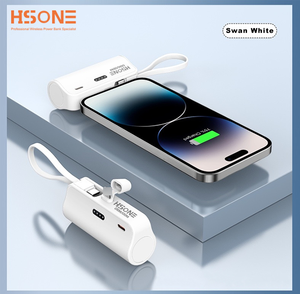 Cargador Portátil Mini Capsule de 10000 mAh con Carga Rápida PD de 22.5 W, Manos Libres, con Cable, Soporte para Teléfono y Pantalla Digital - Product Image 5