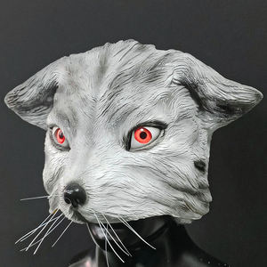 Máscaras de Zorro de Látex Realistas para Halloween, Disfraz de Mascota, Máscara de Goma de Látex para <span class=keywords><strong>Perro</strong></span>, Accesorios de Disfraces, Máscaras de Fiesta - Product Image 3