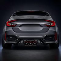 Kit de Carrocería al por Mayor de Fábrica HONGHANG para Honda Civic 2016-2021, Estilo Type-R, Material PP, Parachoques Delantero y Trasero, Faldones Laterales, Alerón