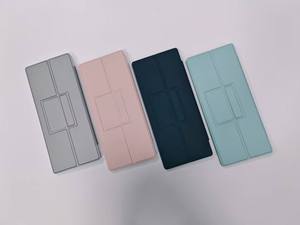 Multi-Device Ultra-Slim Universal Portable Slim 78keys Rechargeable bluetooth Keyboard with case <b>Stand</b> - Product Image 3