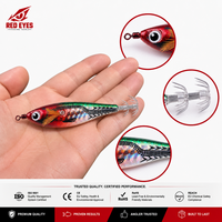 Échantillon Gratuit Nouvelle Arrivée Leurre de Pêche 5.5G Horizontal Lumineux en Plastique pour Crevettes, Calamar et Pieuvre, pour Eau Salée, Lac et Rivière