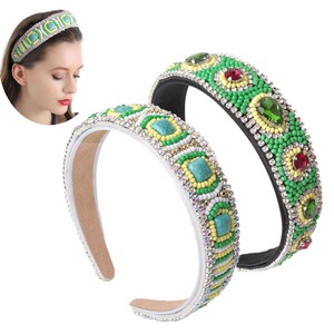 Diadema con Cuentas Hua Liyu, Accesorio para el Cabello Hecho a Mano, Colorido, para Mujer, Estilo HH0281 - Product Image 2