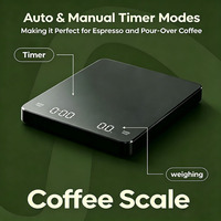Balance de cuisine 3kg Timemore 0.1 grammes électronique USB Chargement numérique Balance de cuisine professionnelle à café avec minuterie