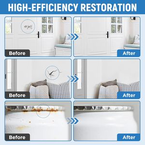 Pintura de Retoque de Secado Rápido, Blanca, Multiusos, a Base de Agua, Ultra Bajo VOC, Resistente a los Arañazos, para Reparar Paredes, Muebles y Gabinetes - Product Image 5