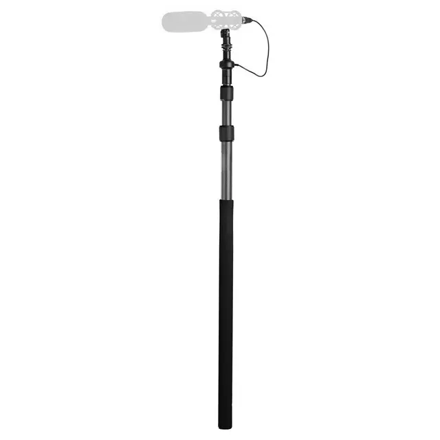 Hochwertiger BY-PB25 Mikrofon-Boom-Pole-Teleskop-Arm mit internem XLR-Kabel