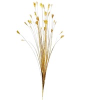 Décoration de mariage : Herbe artificielle paon, herbe à plumes volantes, fausses fleurs, herbe de phénix en plastique, roseaux style feux d'artifice