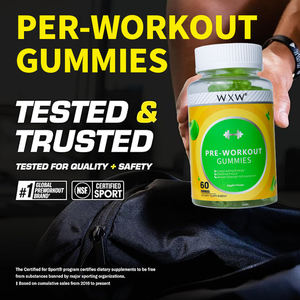 OEM/ODM Pre-Entrenamiento Gummies Suplemento de Energía Proteína Pre-Entrenamiento Boost Energy Gummy Candy - Product Image 5