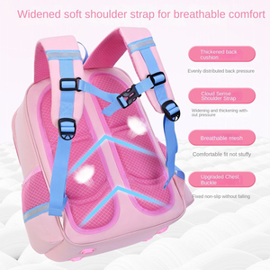 Nueva Mochila Escolar para Niños de Primaria, Diseño de Dibujos Animados, Transpirable, Impermeable, Ultraligera, Gran Capacidad, para Niños y Niñas - Product Image 1