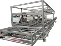 Haute précision personnalisée 4040 4080 cadre de profil en aluminium extrusion à fente en T série 6000 boîtier d'imprimante 3D ROHS CNC soudage