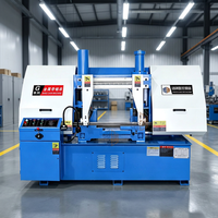 Doppelsäulen-Metall-Horizontalbandsägemaschine Manuelles Schneiden GB4240 Multifunktional