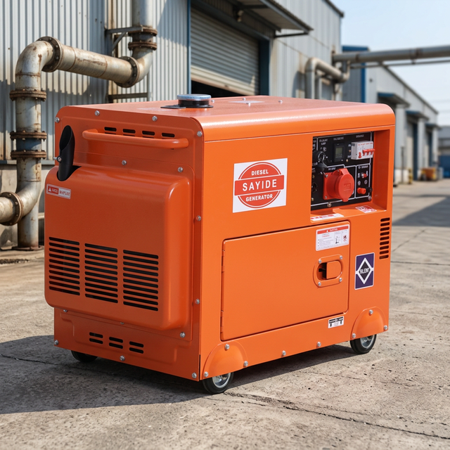 5KW 8KW 10KW Silent Diesel Generator Set 220V 380V 50Hz 60HzSingle Phase 3 Phase for Home Backup Use