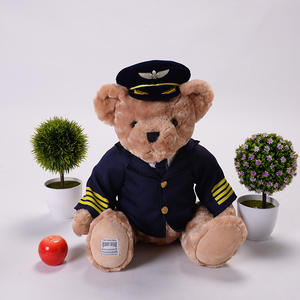 Großhandel Plüsch-Teddybär-<span class=keywords><strong>Pilot</strong></span> als individuelles Plüschtier für Geschenke - Product Image 2