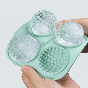 Moule à glaçons en silicone pour ballons de sport (football/basketball) – Forme de ballon, démoulage facile, congélation rapide pour boissons - Product Image 5