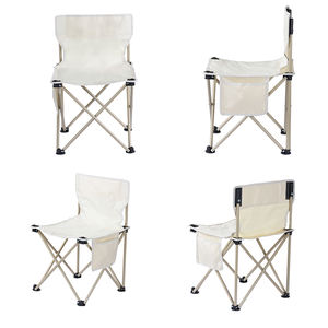 Ensemble de table et de chaises pliantes de camping en acier allié robuste, portables et pliables pour l'extérieur - Product Image 3