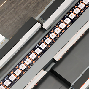 5050 rgbic <span class=keywords><strong>LED</strong></span> Strip ánh sáng 24V WS2812 IC 60LEDs/M Pixels lập trình cá nhân Địa chỉ 1m linh hoạt Diode BĂNG BĂNG ánh sáng - Product Image 3