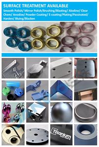 Custom CNC lavorato in alluminio anodizzato 3D stampa di precisione CNC di ricambio tornitura lavorazione metallo fresatura parti di servizio produttore - Product Image 5