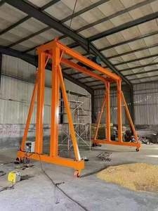 Bền điện nhỏ hội thảo di động giàn Crane hoist cho công nghiệp và xây dựng sử dụng - Product Image 5