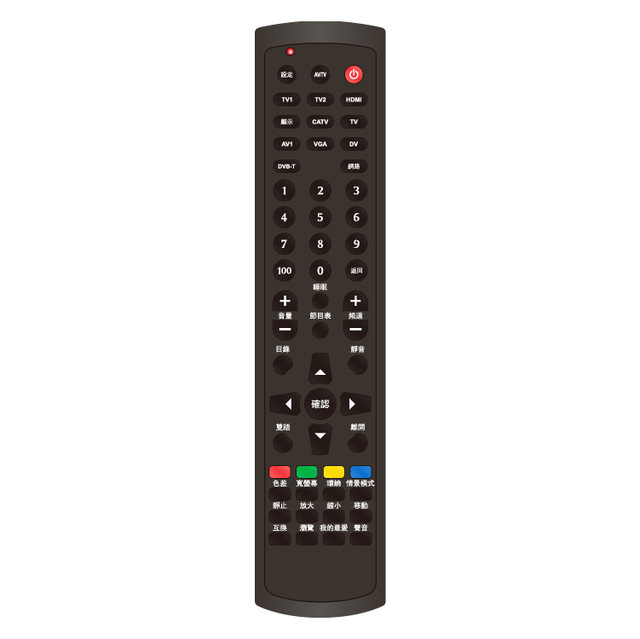 Excellent Wholesale New Design Universal IR Transmitter Bontech RC-58 STB TV Remote Control Replacement 58 Buttons >10m Range
