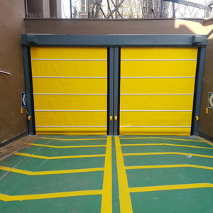 Porte rapide à enroulement en <span class=keywords><strong>PVC</strong></span> souple et alliage d'aluminium, design industriel moderne, pour entrepôt frigorifique, contrôle de la poussière, entrée à levage, vente en gros - Product Image 6