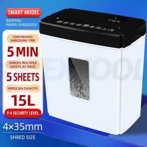 Trituradora de Papel Nivel 4, A4, Compacta, Portátil y Totalmente Automática para Oficina y Hogar - Product Image 2