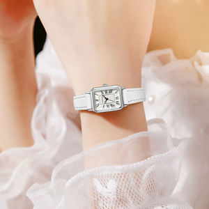 LUCKY FOX Set Regalo di Lusso 7 Pezzi con Orologio e Bracciale, Orologio al Quarzo Quadrato Semplice e Alla Moda per <span class=keywords><strong>Donna</strong></span>, Regalo Festivo - Product Image 4