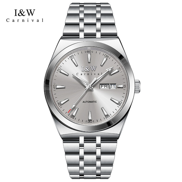 I&W Carnival Brand Luxury Manufacturer Low Moq Water Resistant Automatic Mechanical Watch for Man