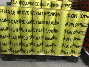 Ruban adhésif d'avertissement en aluminium détectable de haute qualité pour l'avertissement des câbles et des pipelines souterrains - Product Image 5