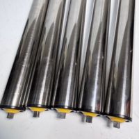 Rouleau de guidage personnalisé par le fabricant, rouleau de convoyeur en caoutchouc silicone résistant aux hautes températures et au vieillissement, revêtu de polyuréthane