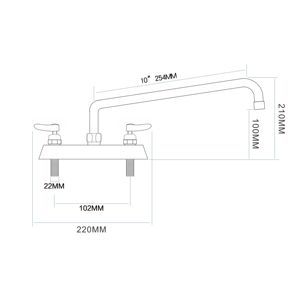 Grifo Mezclador Moderno para Lavabo y Fregadero de Baño con Filtro de Agua Hirviendo - Product Image 2