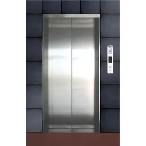 Grafik tasarım çözümü ile satılık daireler için Modern ayna aşındırma paslanmaz çelik asansör kapı paneli